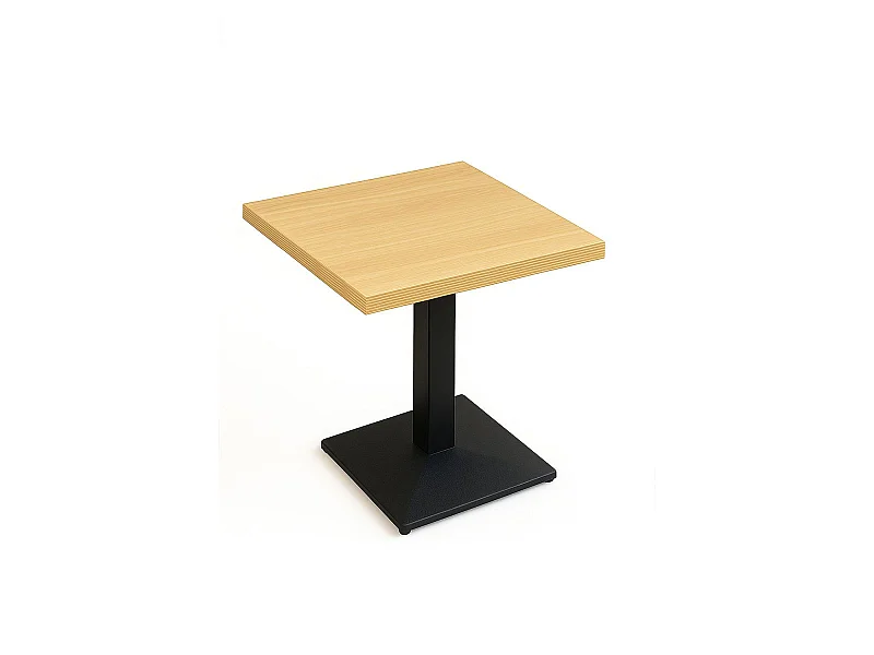 Mesas Bar - Mesa Kuat Black 60 cm - Madera clara