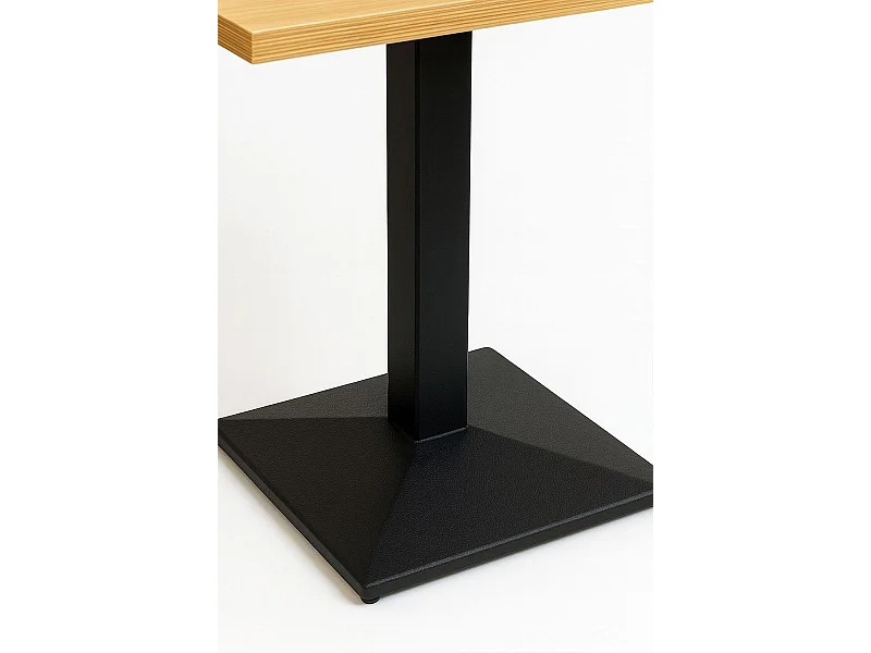 Mesas Bar - Mesa Kuat Black 60 cm - Madera clara