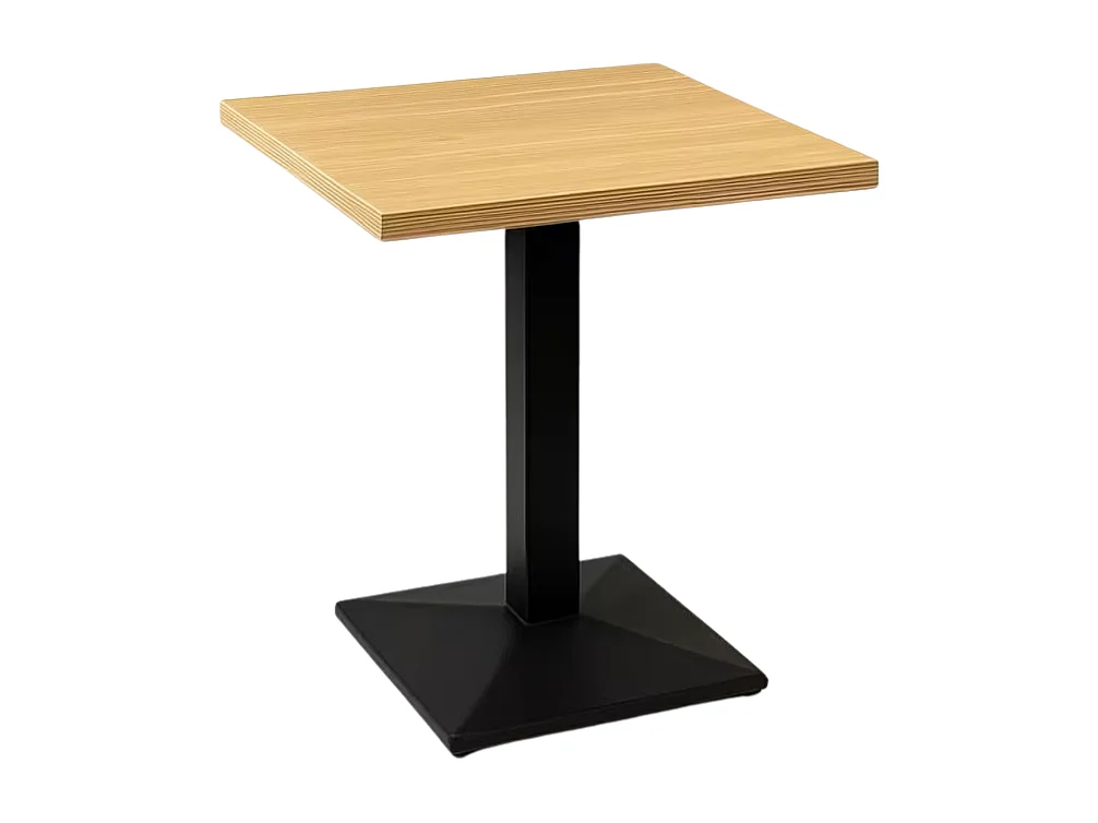 Mesas Bar - Mesa Kuat Black 60 cm - Madera clara