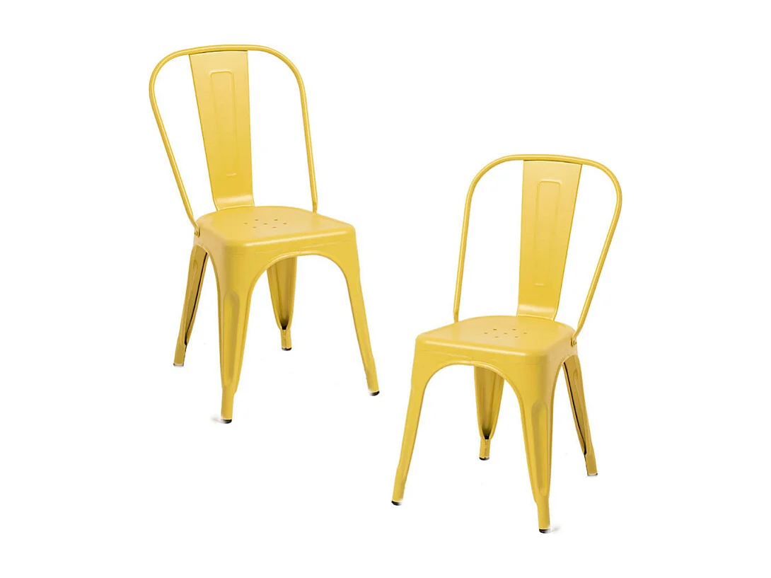 Packs Sillas Comedor - Pack 2 Sillas Torix - Amarillo Cuarzo