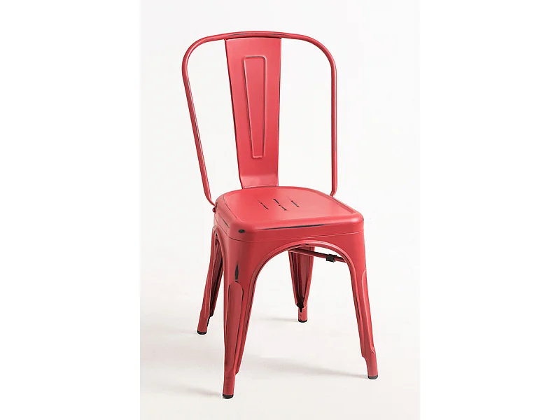 Packs Sillas Comedor - Pack 6 Sillas Torix Vintage - Rojo vintage