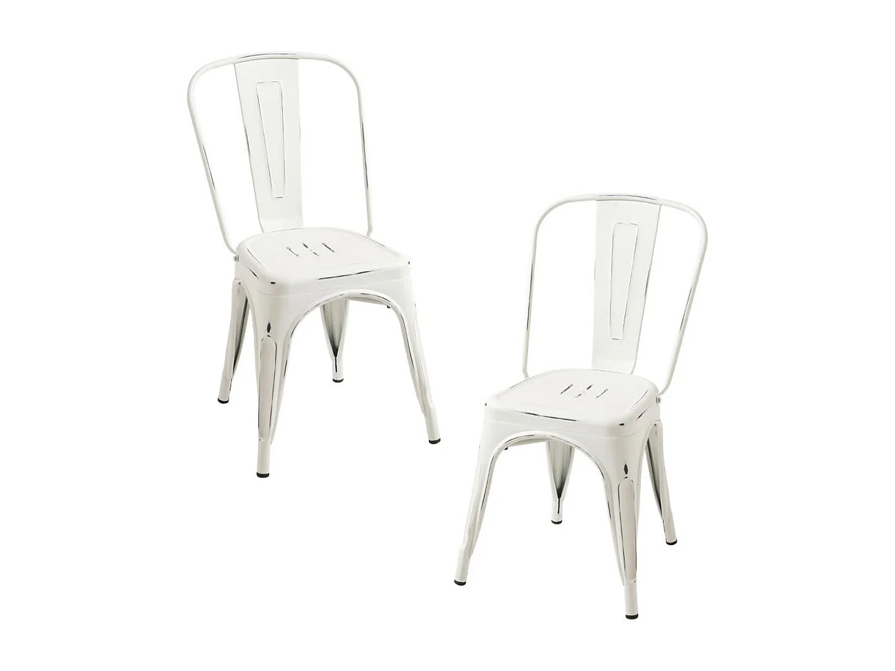 Packs Sillas Comedor - Pack 2 Sillas Torix Vintage - Blanco vintage