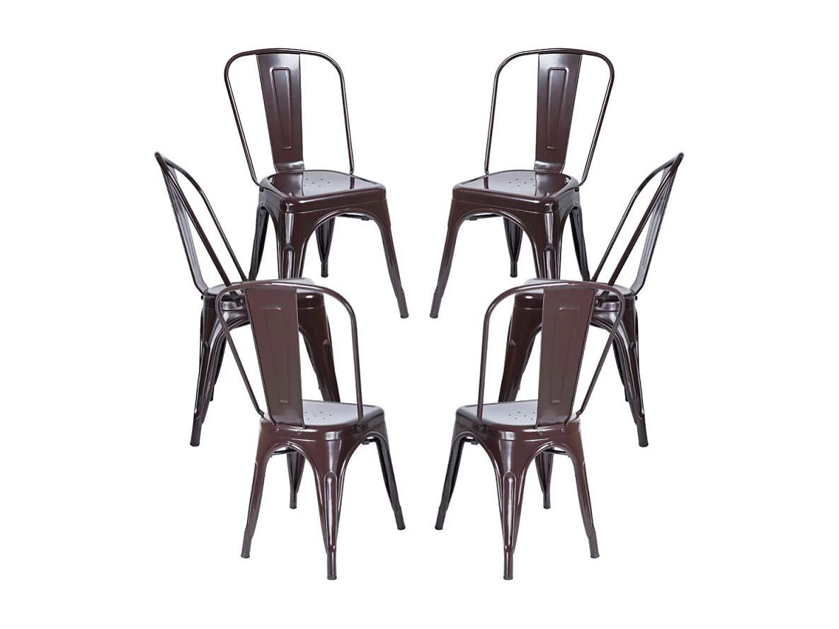 Packs Sillas Comedor - Pack 6 Sillas Torix - Marrón