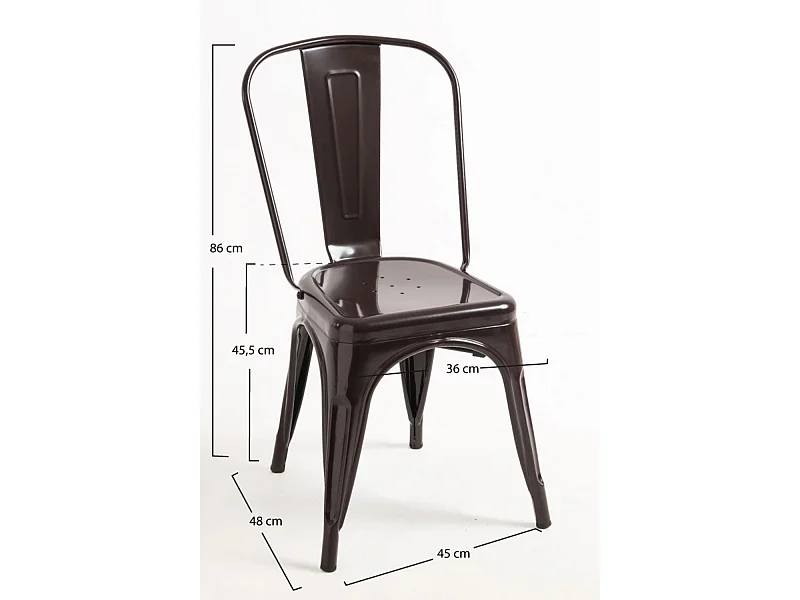 Packs Sillas Comedor - Pack 6 Sillas Torix - Marrón