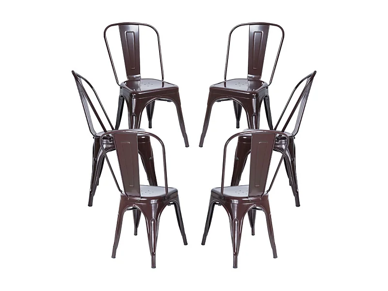 Packs Sillas Comedor - Pack 6 Sillas Torix - Marrón