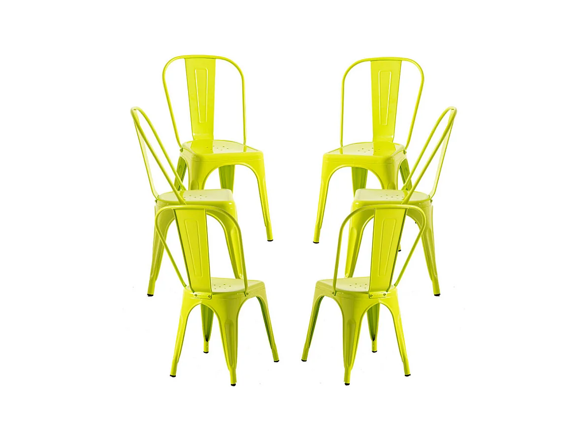 Packs Sillas Comedor - Pack 6 Sillas Torix - Verde Flora