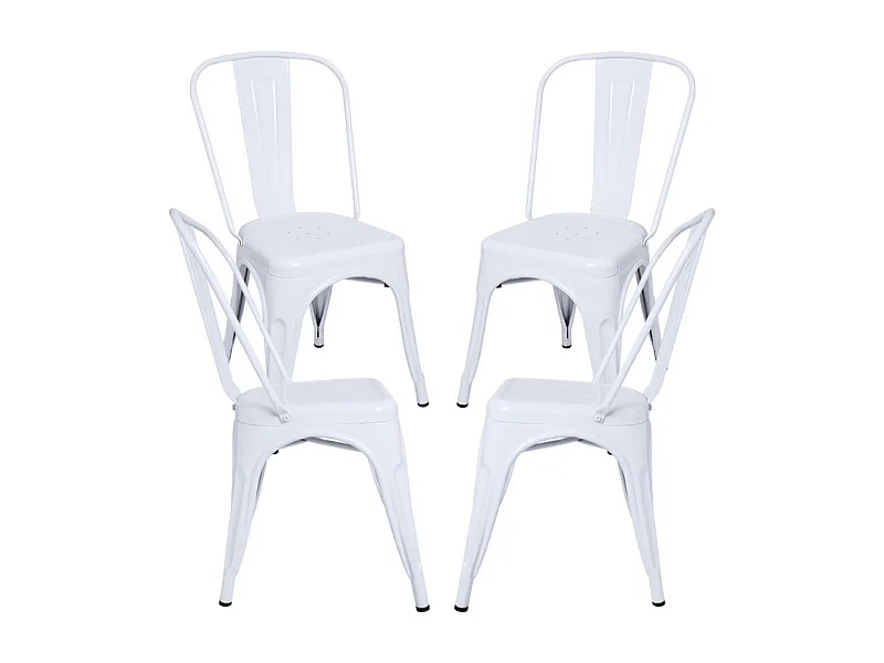 Packs Sillas Comedor - Pack 4 Sillas Torix - Blanco