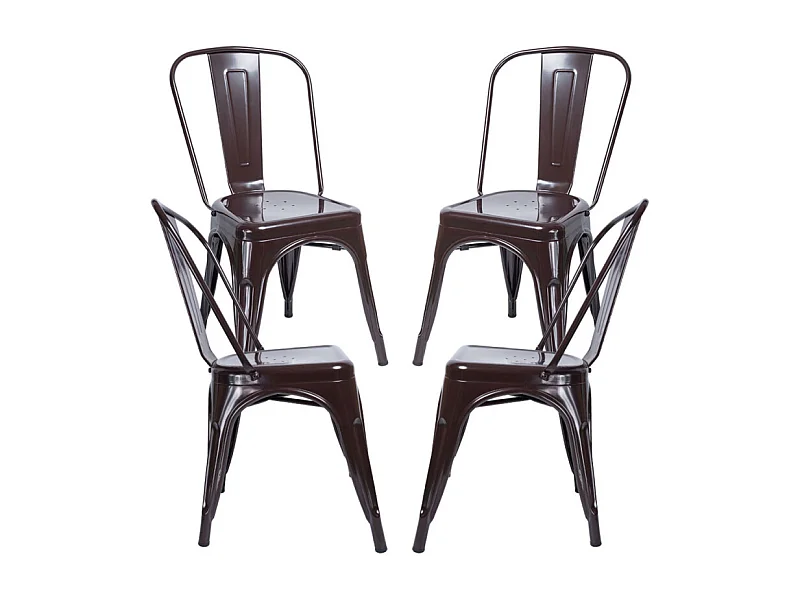 Packs Sillas Comedor - Pack 4 Sillas Torix - Marrón