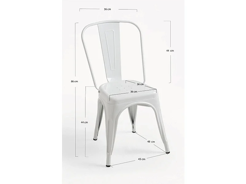 Packs Sillas Comedor - Pack 2 Sillas Torix - Blanco