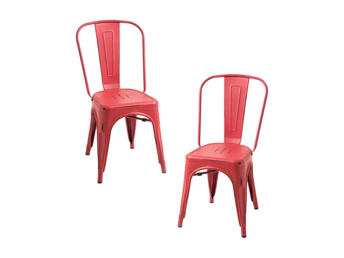 Packs Sillas Comedor - Pack 2 Sillas Torix Vintage - Rojo vintage