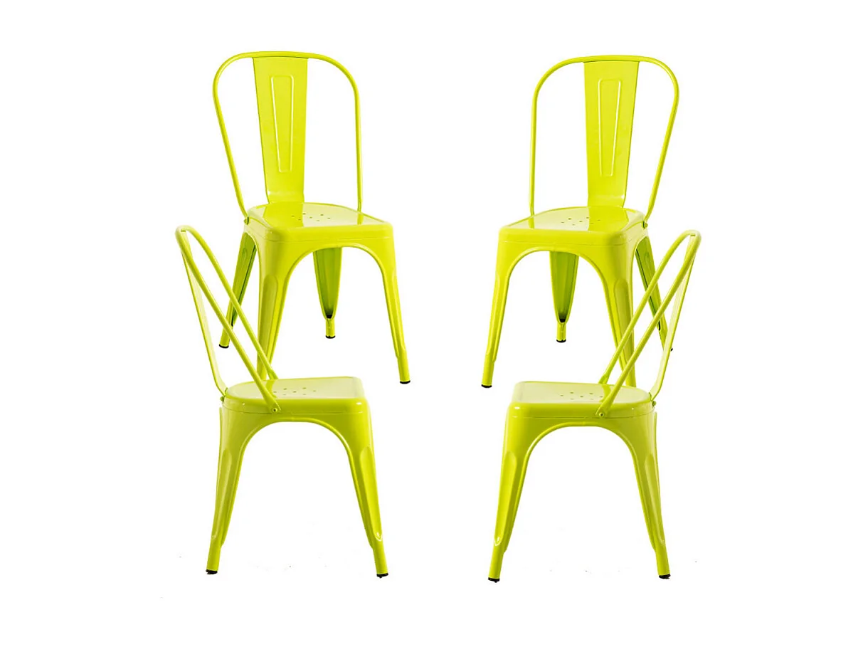 Packs Sillas Comedor - Pack 4 Sillas Torix - Verde Flora