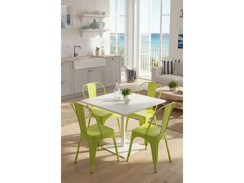 Packs Sillas Comedor - Pack 4 Sillas Torix - Verde Flora