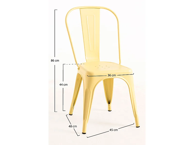 Sillas Comedor - Silla Torix - Amarillo Cuarzo