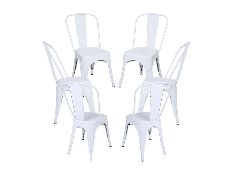 Packs Sillas Comedor - Pack 6 Sillas Torix - Blanco