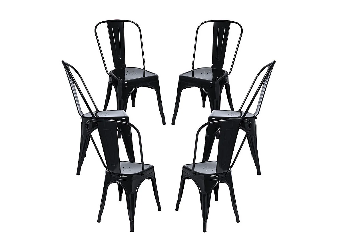 Packs Sillas Comedor - Pack 6 Sillas Torix - Negro