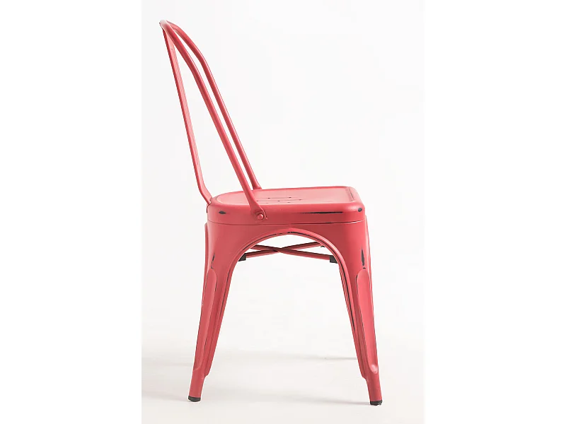 Packs Sillas Comedor - Pack 4 Sillas Torix Vintage - Rojo vintage