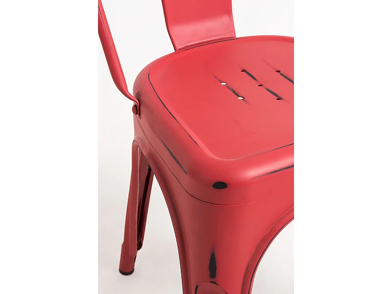 Packs Sillas Comedor - Pack 4 Sillas Torix Vintage - Rojo vintage