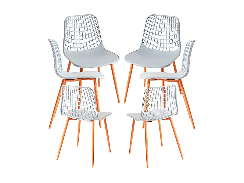 Packs Sillas Comedor - Pack 6 Sillas Riva - Gris