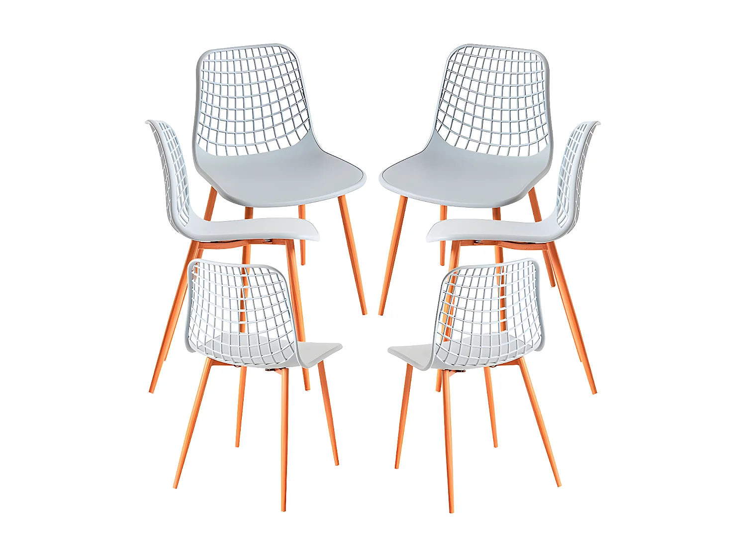 Packs Sillas Comedor - Pack 6 Sillas Riva - Gris