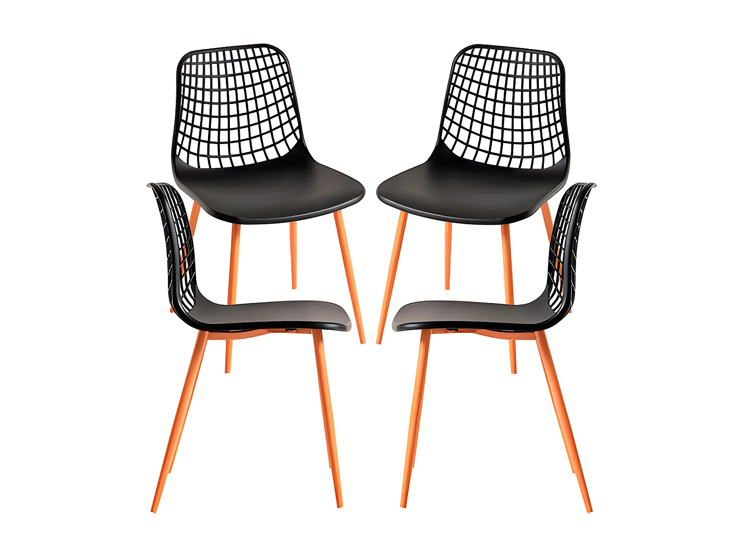 Packs Sillas Comedor - Pack 4 Sillas Riva - Negro