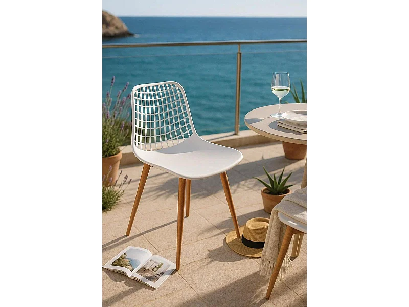 Sillas Comedor - Silla Riva - Blanco