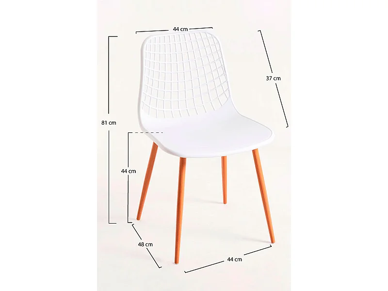 Sillas Comedor - Silla Riva - Blanco
