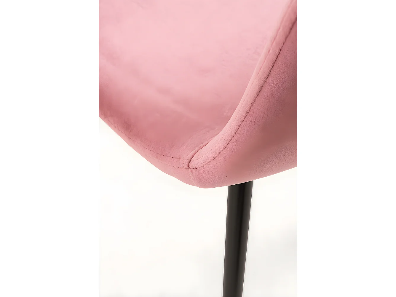 Packs Sillas Comedor - Pack 6 Sillas Teok Black Terciopelo - Rosa