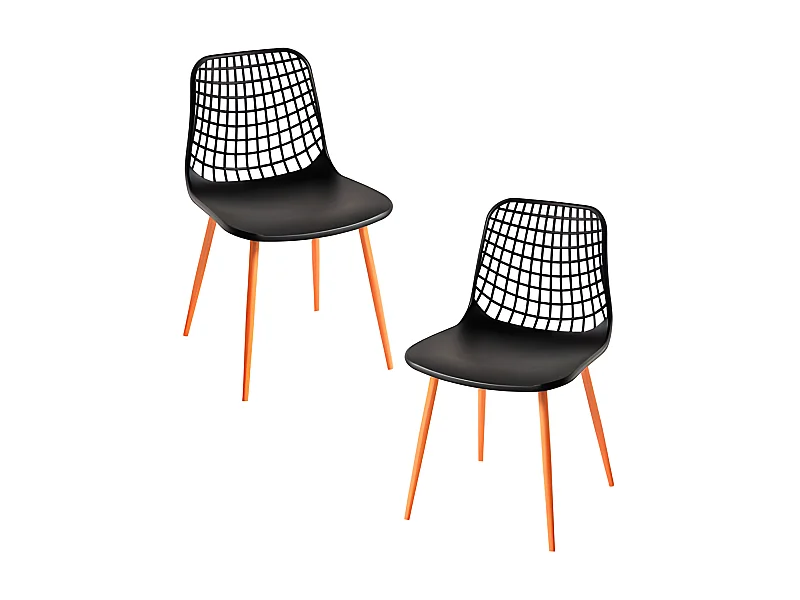 Packs Sillas Comedor - Pack 2 Sillas Riva - Negro