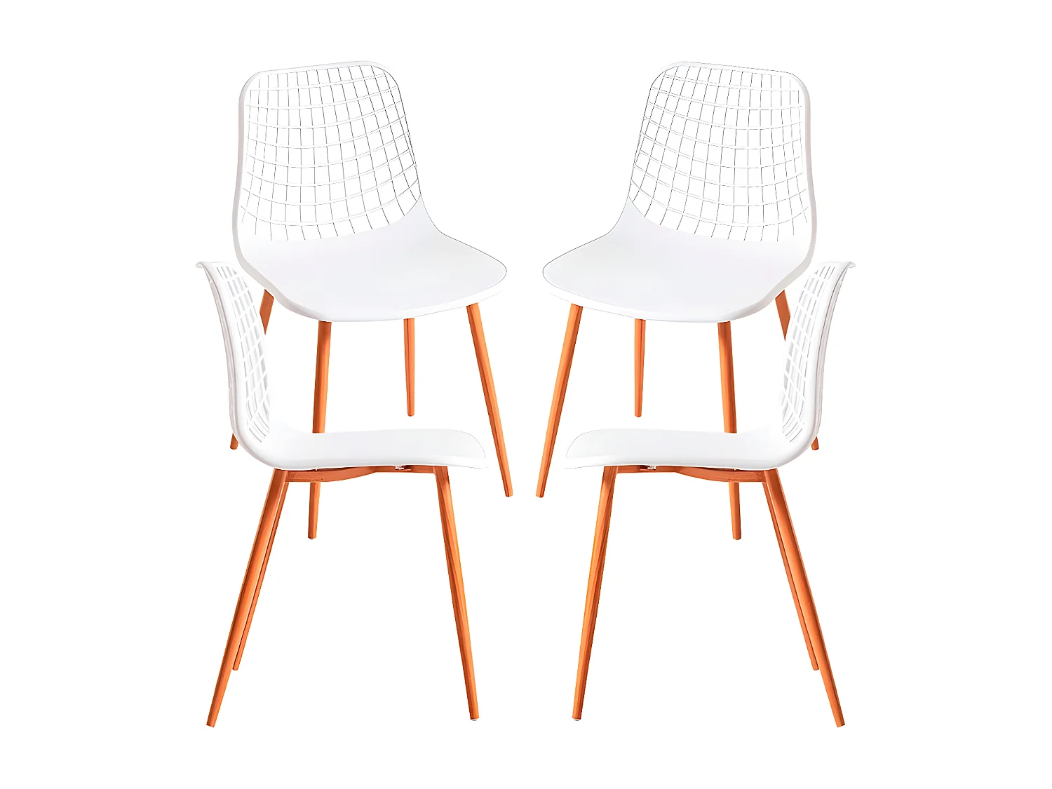 Packs Sillas Comedor - Pack 4 Sillas Riva - Blanco