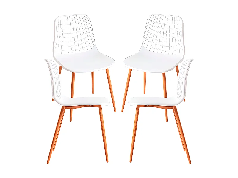 Packs Sillas Comedor - Pack 4 Sillas Riva - Blanco