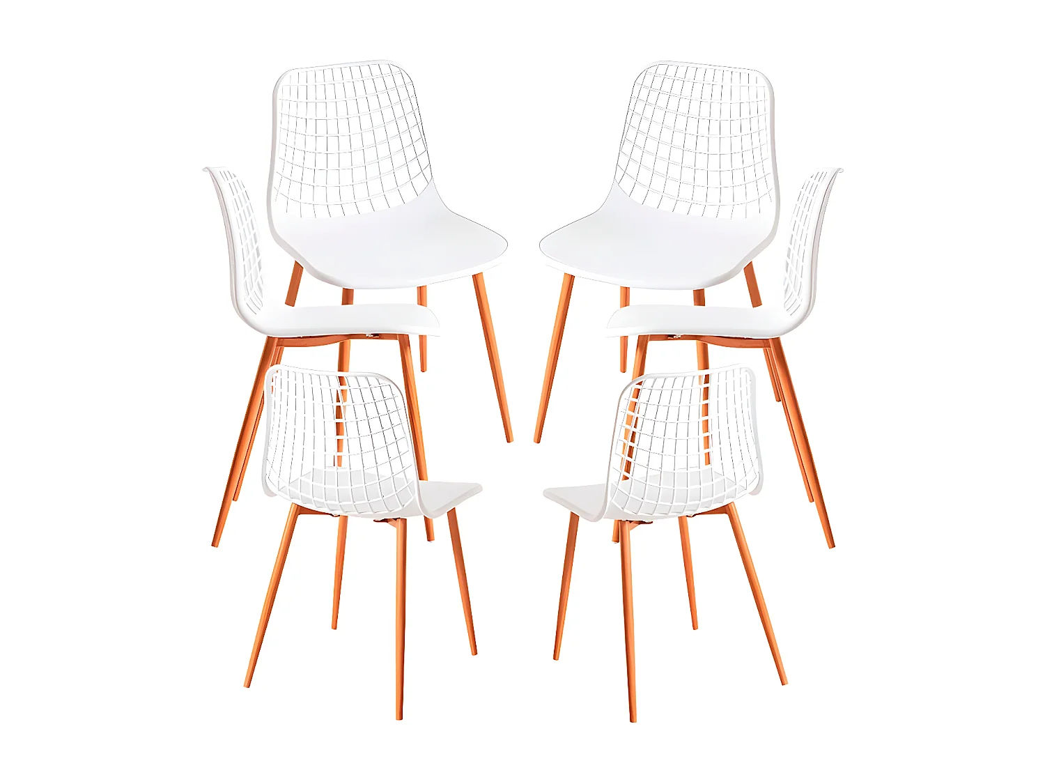 Packs Sillas Comedor - Pack 6 Sillas Riva - Blanco