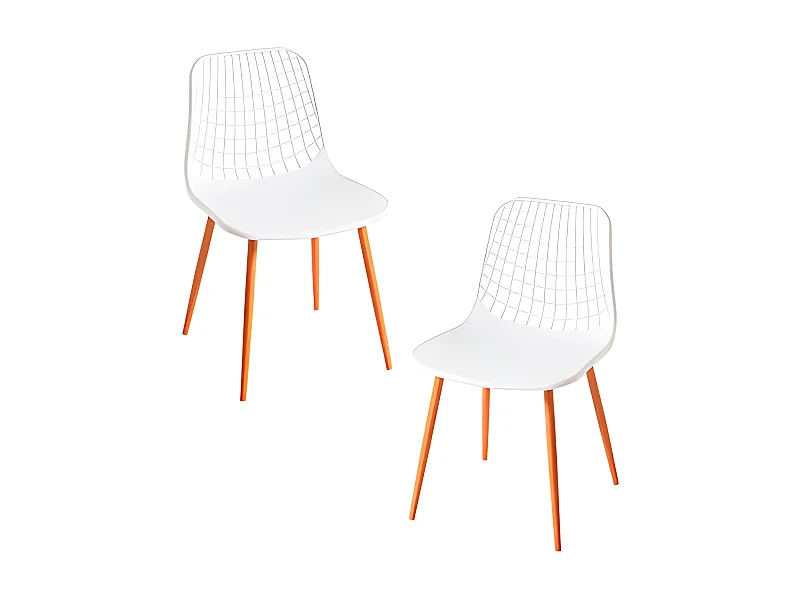 Packs Sillas Comedor - Pack 2 Sillas Riva - Blanco