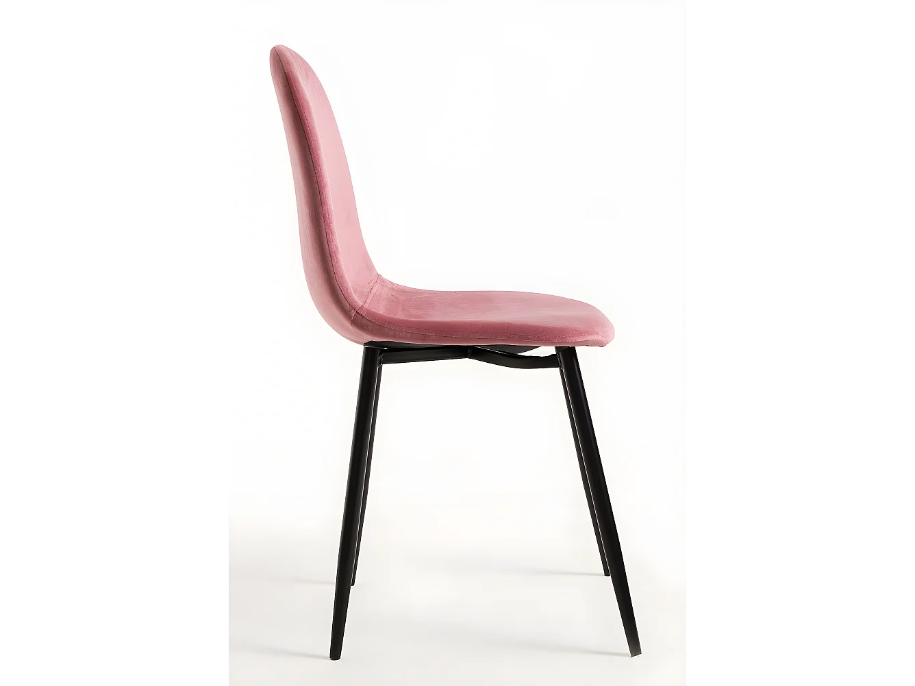 Packs Sillas Comedor - Pack 2 Sillas Teok Black Terciopelo - Rosa