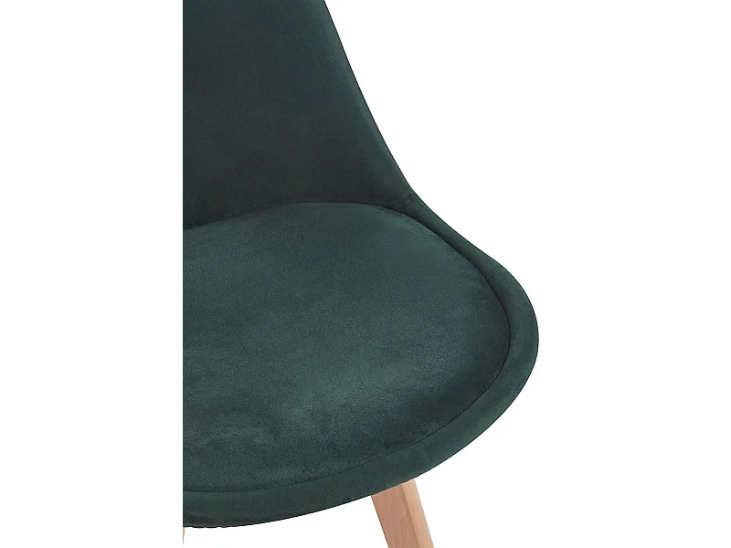 Packs Sillas Comedor - Pack 2 Sillas Synk Terciopelo - Verde oscuro