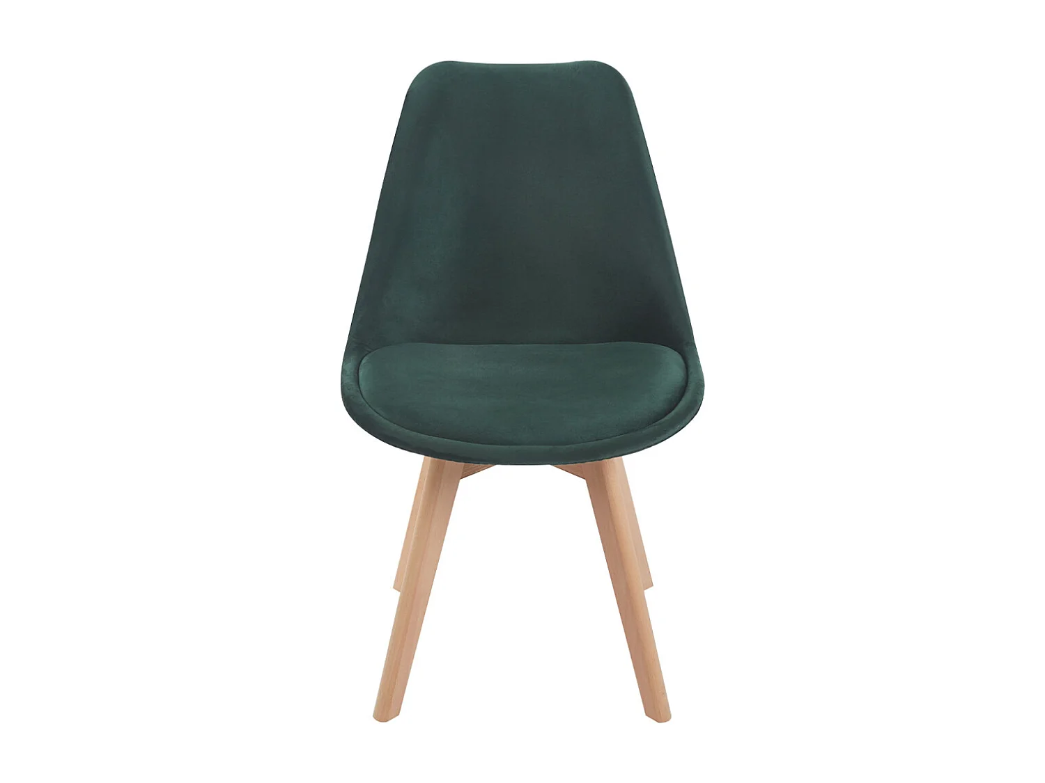 Packs Sillas Comedor - Pack 4 Sillas Synk Terciopelo - Verde oscuro