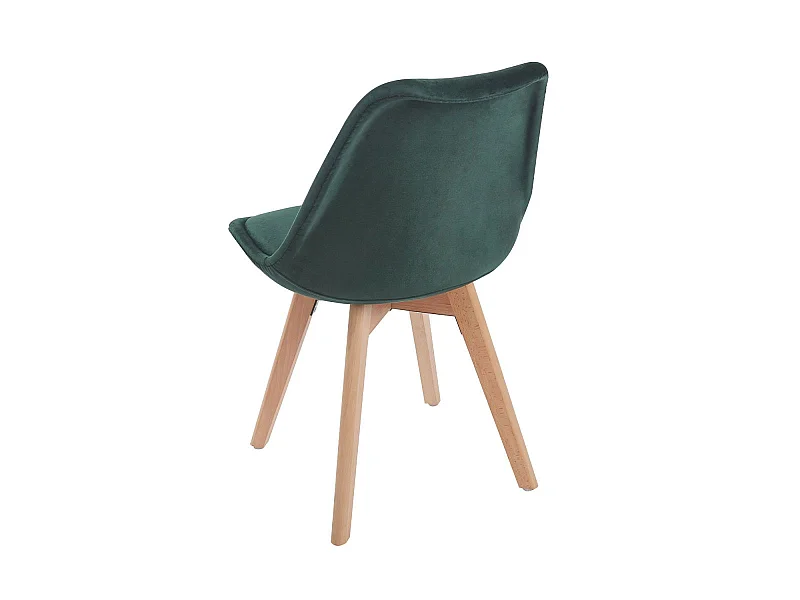 Packs Sillas Comedor - Pack 4 Sillas Synk Terciopelo - Verde oscuro