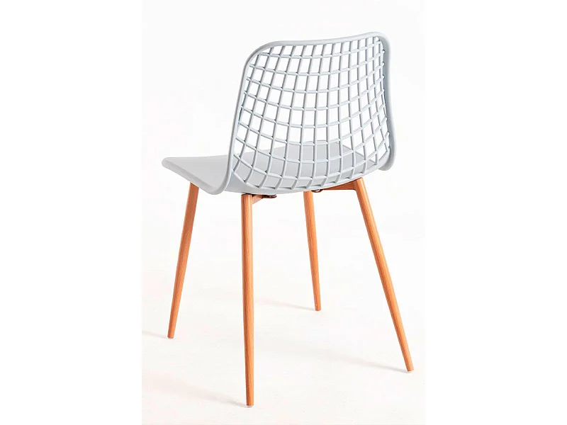 Sillas Comedor - Silla Riva - Gris oscuro