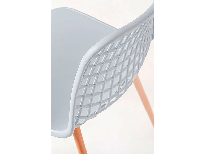 Sillas Comedor - Silla Riva - Gris oscuro