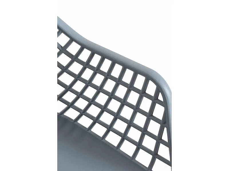 Sillas Comedor - Silla Riva con Reposabrazos - Gris