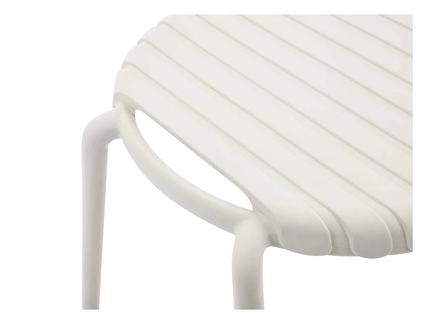 Table basse de jardin empilable en polypropylène - Beige - SESEH de MYLIA