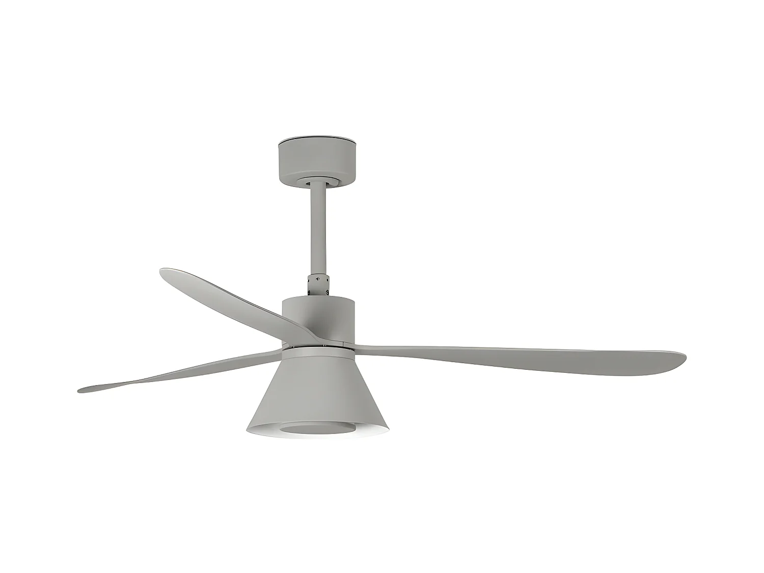 AMELIA L CONE LED Grauer Deckenventilator