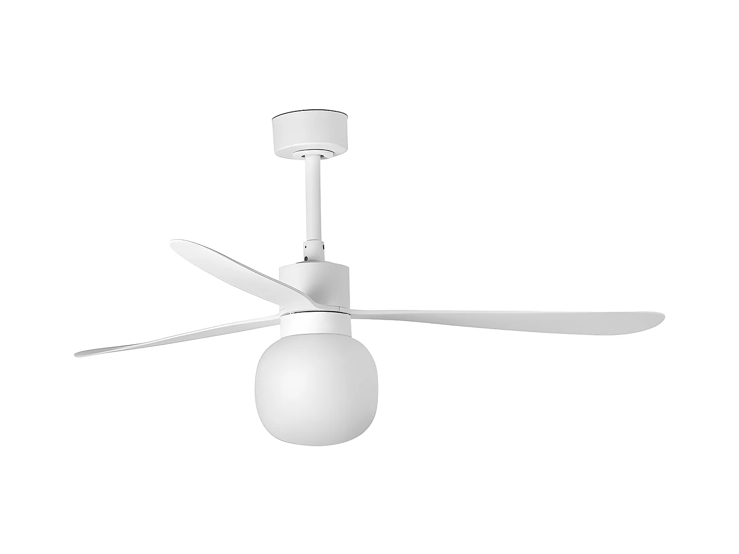 AMELIA L BALL LED Ventilatore da soffito bianca