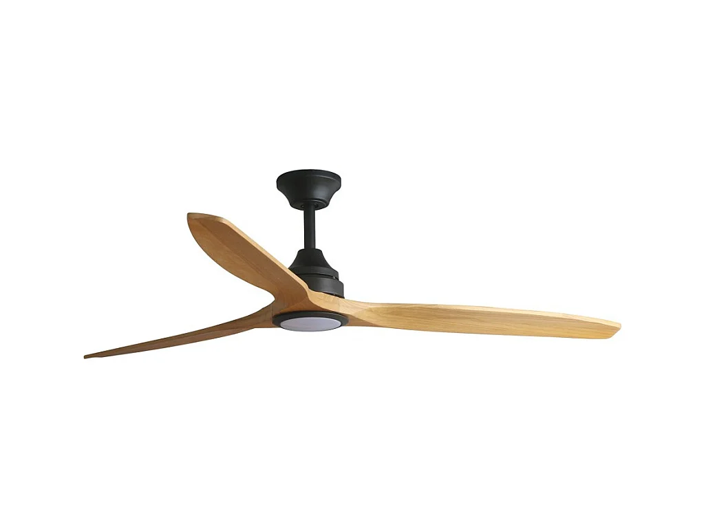 ALO L DC CCT zwart/hout ventilator