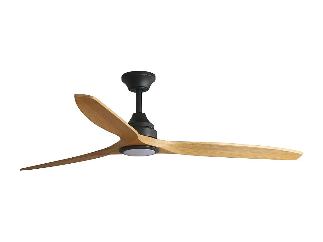 ALO L DC CCT zwart/hout ventilator