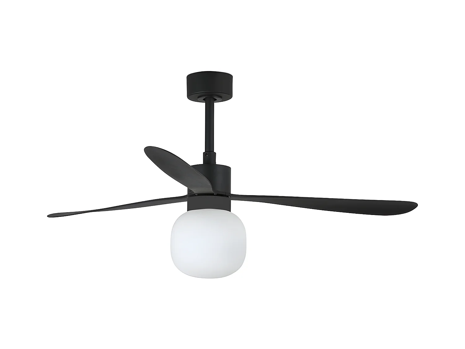 AMELIA L BALL LED Ventilateur de plafond noir
