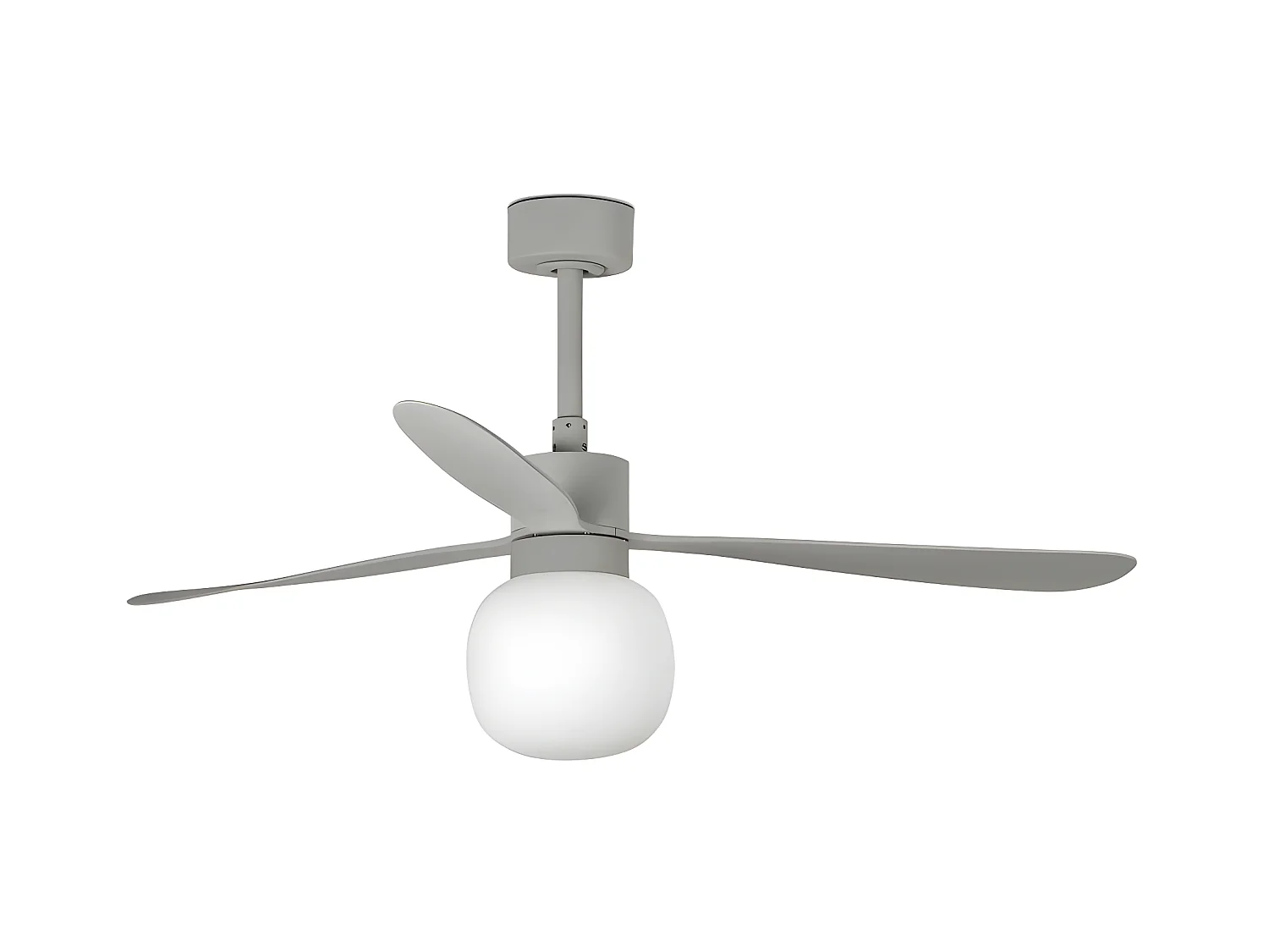 AMELIA L BALL LED Ventilateur de plafond gris