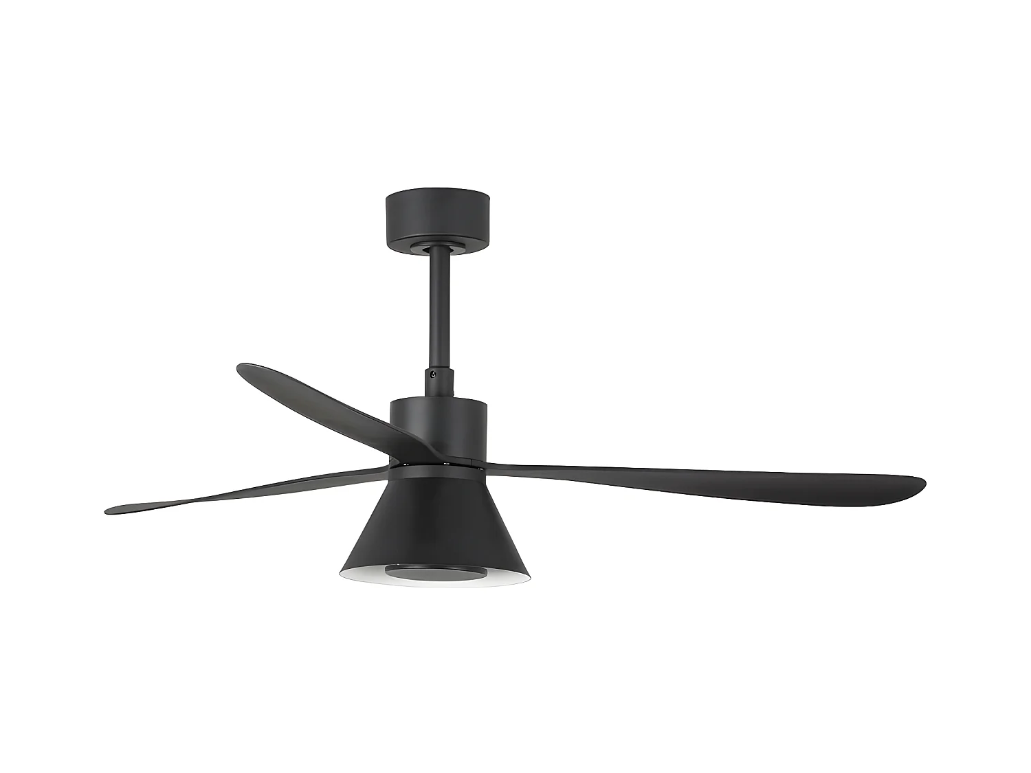 AMELIA L CONE LED Ventilateur de plafond noir