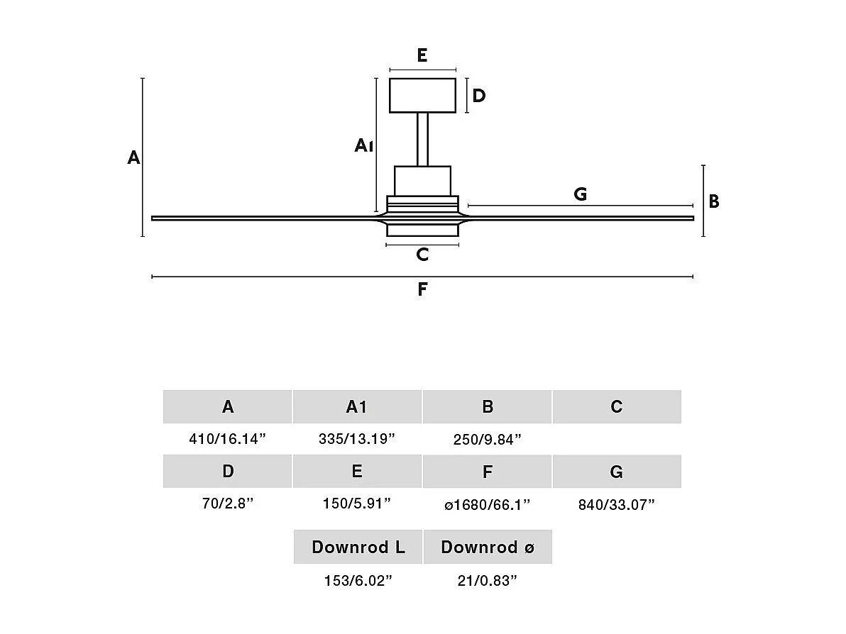 Ventilateur DC LANTAU XL LED Nickel Mat