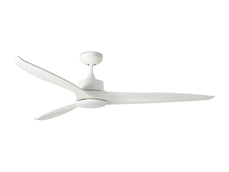 Ventilador Dc Extragrande Tonic Blanco Led Integrado Control Remoto Faro