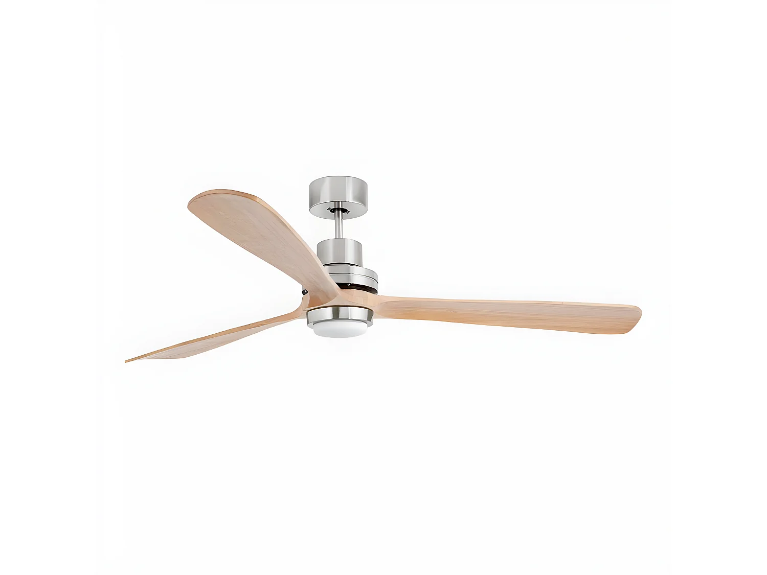 LANTAU XL LED-Ventilator Nickel matt/Kiefer DC